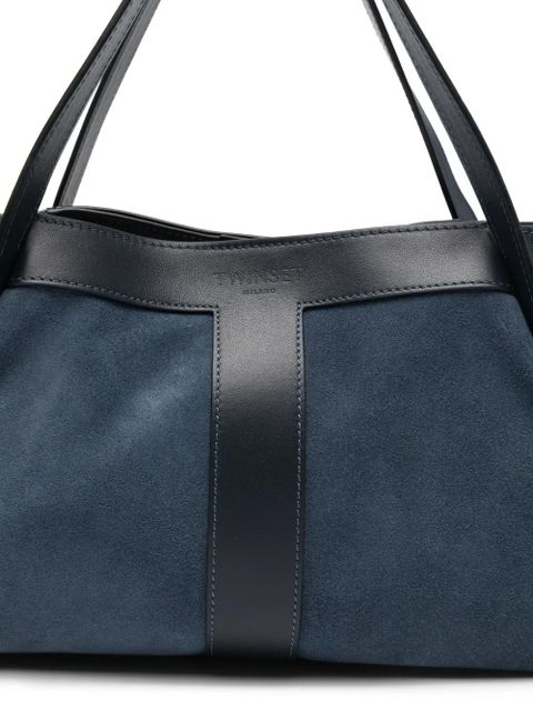 TWINSET top handle tote bag - Blue