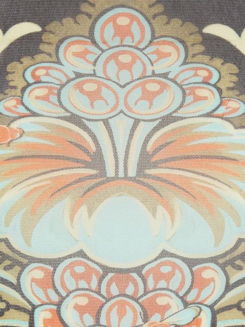 ETRO paisley-print mesh top - Black