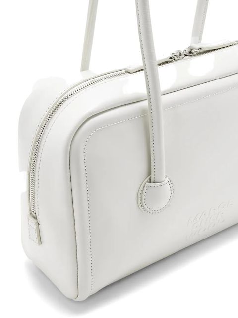Marge Sherwood embossed-logo shoulder bag - White
