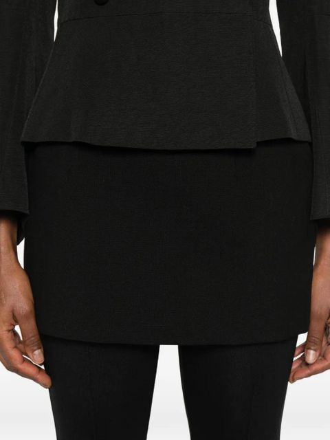 WARDROBE.NYC Contour mini skirt - Black