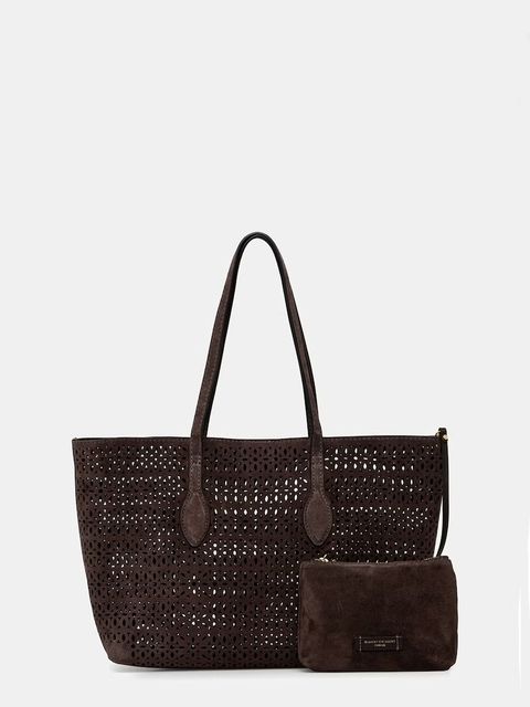 Gianni Chiarini torebka shopper damska zamszowa MASHUP - zdjęcie produktu nr 1