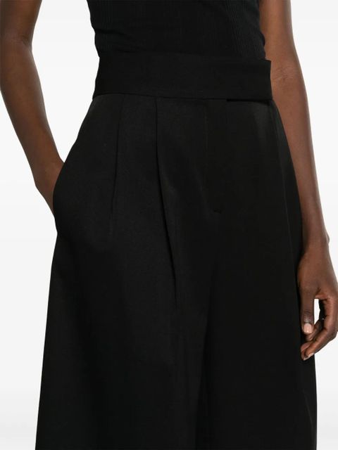 The Attico Gary wide-leg trousers - Black