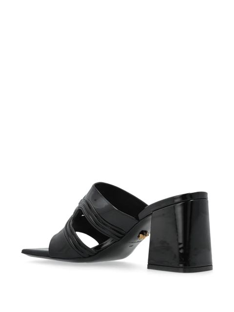 Versace 70mm Medusa '95 patent mules - Black