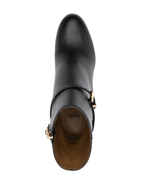 FENDI Delfina 105mm leather boots - Black