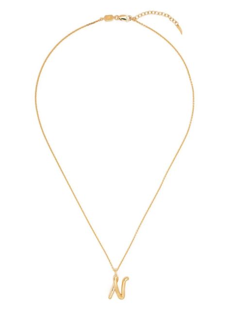 Missoma Curly Molten initial pendant necklace - Gold - zdjęcie produktu nr 2