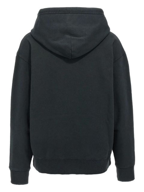 MM6 Maison Margiela numbers-print hoodie - Black