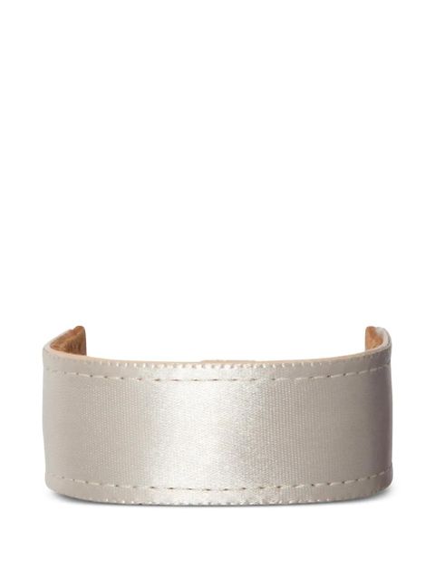 Jennifer Behr Mini satin hair wrap - Neutrals - zdjęcie produktu nr 1