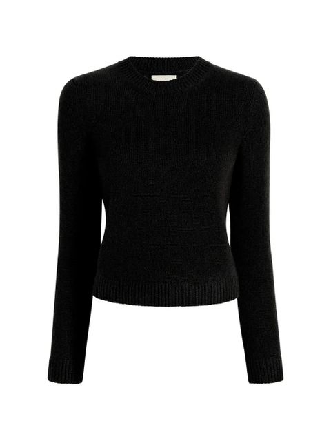KHAITE Leta crewneck knitwear - Black - zdjęcie produktu nr 1