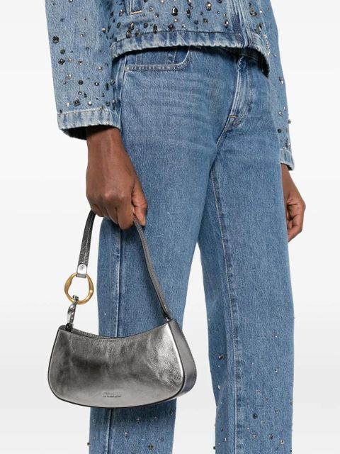 STAUD Ollie metallic tote bag - Silver - zdjęcie produktu nr 2