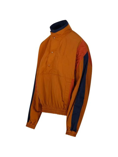 Saint Laurent Cassandre buttoned panelled jacket - Orange