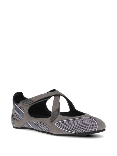 The Attico logo detail ballet flats - Grey - zdjęcie produktu nr 2