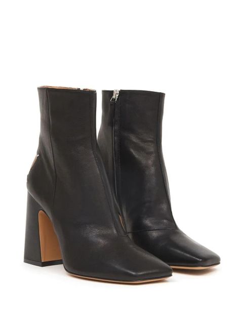 Maison Margiela Décortiqué 100mm four-stitch ankle boots - Black - zdjęcie produktu nr 2