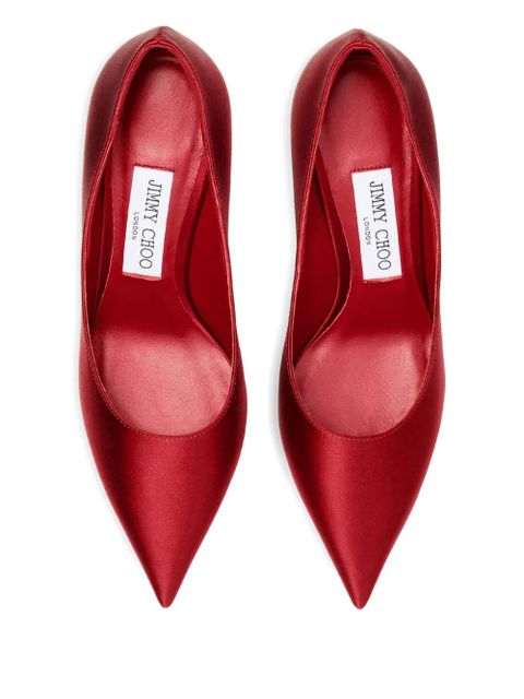 Jimmy Choo 85mm Love pointed-toe pumps - Red - zdjęcie produktu nr 2