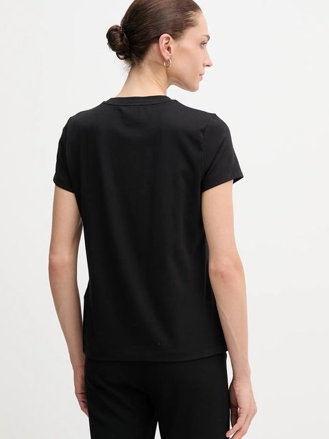 Dkny t-shirt KNIT TOPS damski kolor czarny P5MOHWNA - zdjęcie produktu nr 2