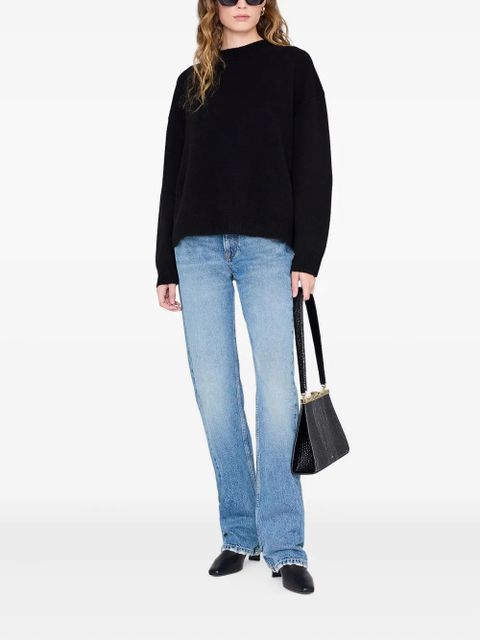 ANINE BING Lee crew-neck sweater - Black - zdjęcie produktu nr 2