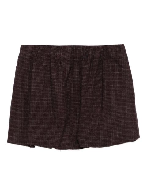 Alysi checked gathered skirt - zdjęcie produktu nr 2