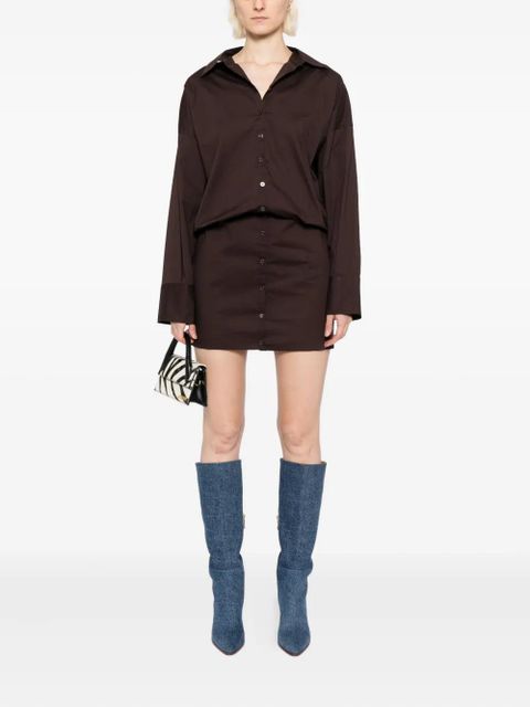 STAUD Cynthia dress - Brown