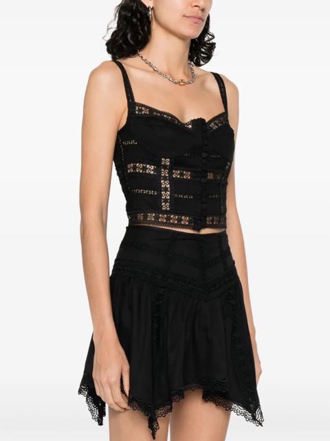 Charo Ruiz Ibiza Breth cropped top - Black