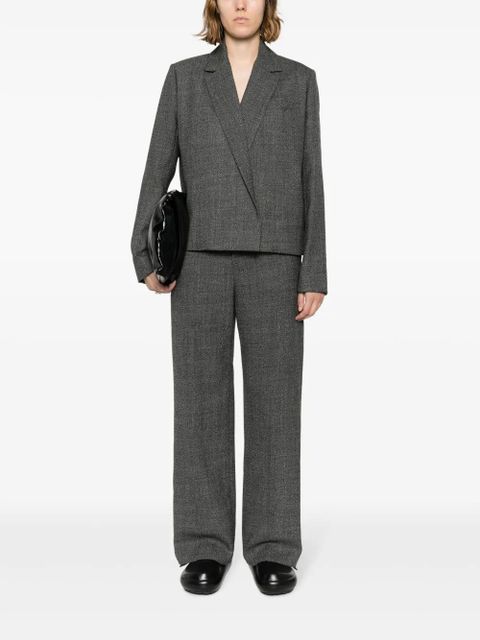 LOEWE straight-leg wool tailored trousers - Black - zdjęcie produktu nr 2