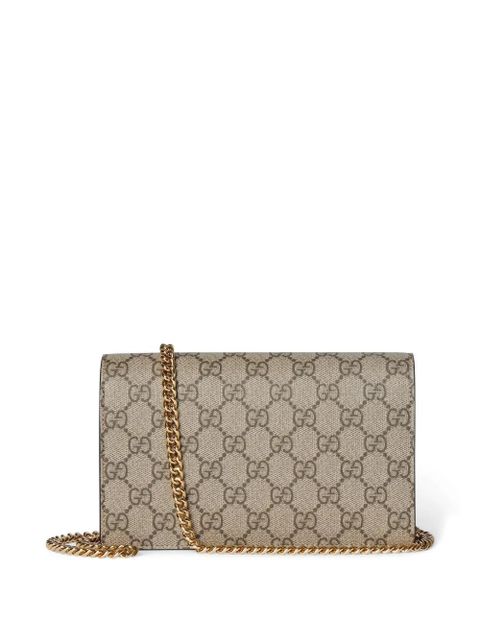 Gucci GG Marmont two-tone chain wallet - Neutrals - zdjęcie produktu nr 2