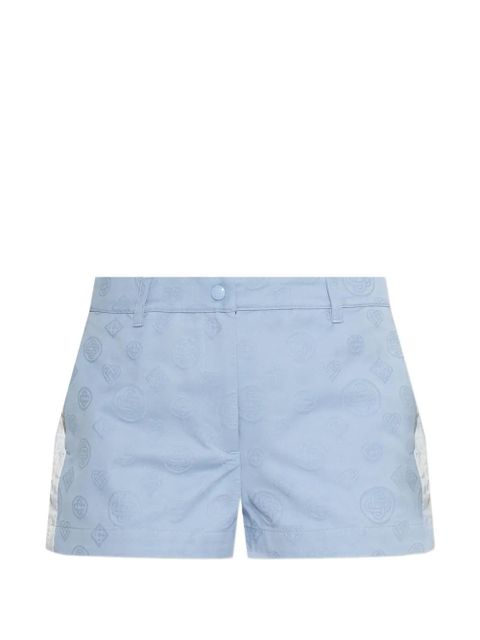 Casablanca monogram stripe shorts - Blue - zdjęcie produktu nr 1