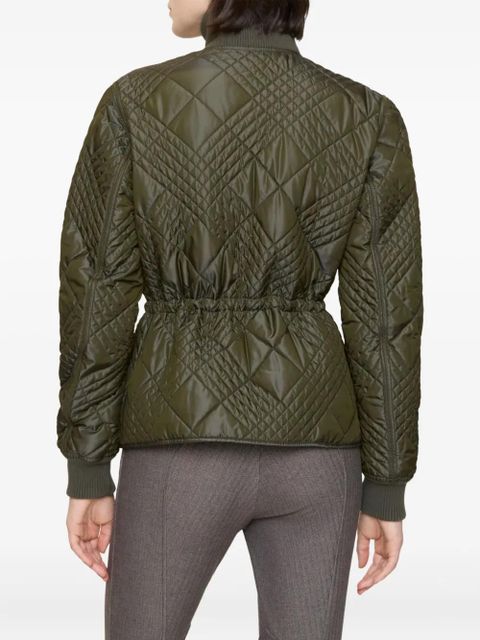 Burberry drawstring-waist jacket - Green