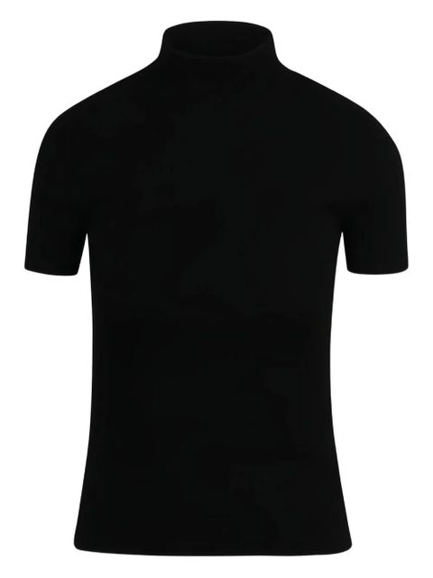 Max Mara funnel-neck short-sleeve top - Black - zdjęcie produktu nr 1