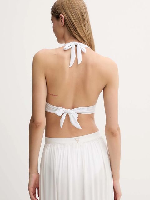 Guess biustonosz kąpielowy kolor biały miękka miseczka E5GJ24 KC692