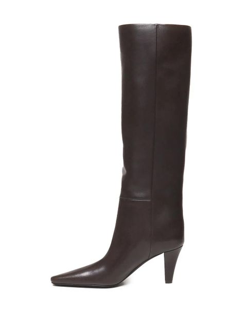 Saint Laurent 75mm Jill boots - Brown - zdjęcie produktu nr 2