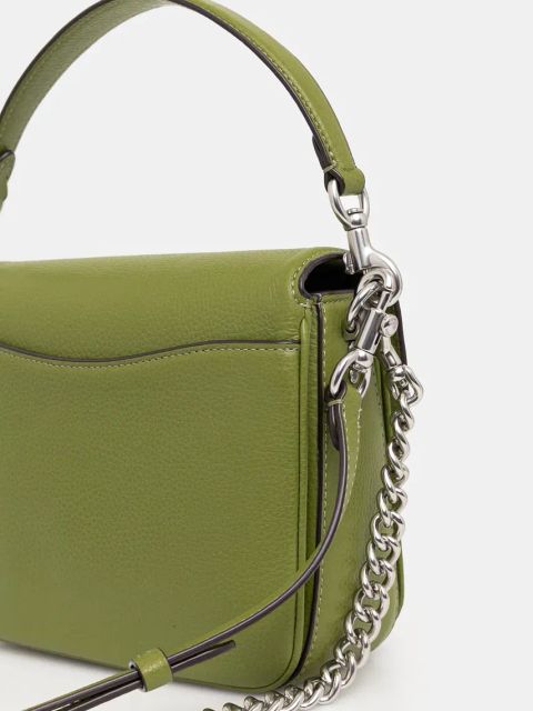 Coach torebka skórzana Cassie 19 kolor zielony CV437