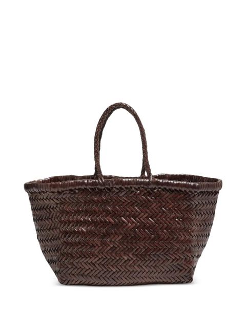 DRAGON DIFFUSION woven-design tote bag - Brown - zdjęcie produktu nr 1