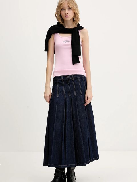 Guess Jeans top kolor różowy W6RP20 KA0H1 - zdjęcie produktu nr 2