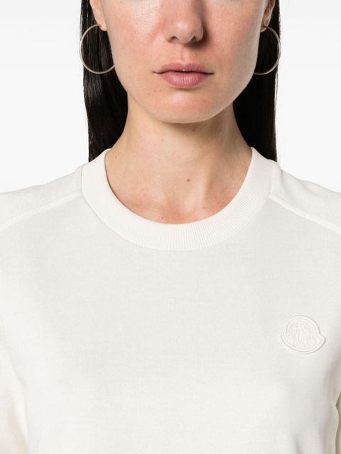 Moncler cotton mini dress - Neutrals
