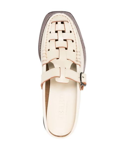 Hereu Bonell leather loafers - Neutrals