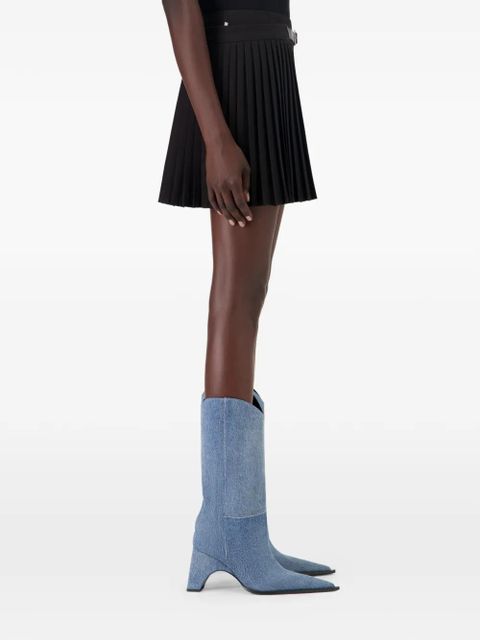 Coperni Bridge arched-block cowboy boots - Blue