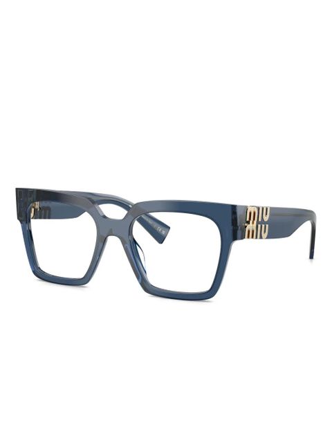 Miu Miu Eyewear square-frame glasses - Blue