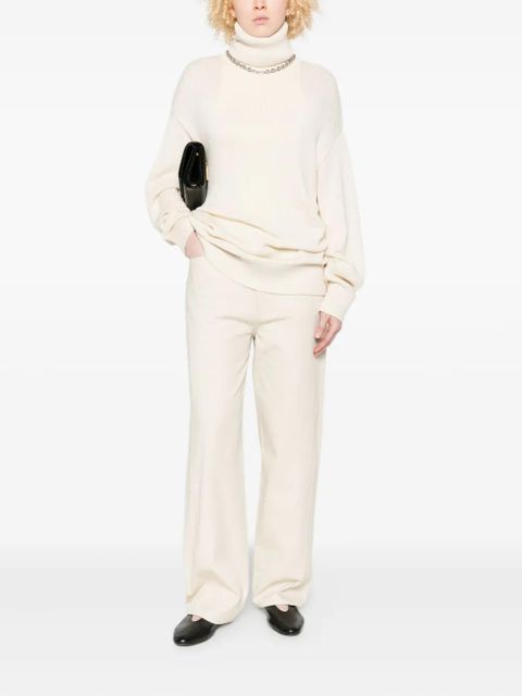 TOTEME longline turtleneck turtleneck - White