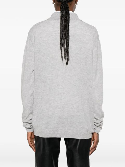 The Frankie Shop Tala polo top - Grey