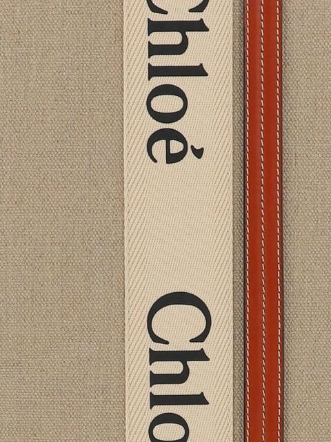 Chloé large Woody tote bag - Neutrals