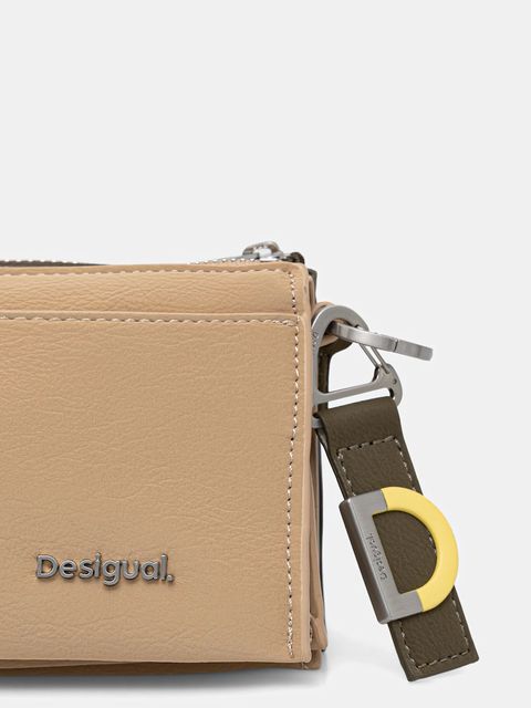 Desigual torebka DELTA NOVA SILVER kolor beżowy 25WAXPAF - zdjęcie produktu nr 2