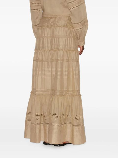 MARANT ÉTOILE Dusta maxi skirt - Neutrals