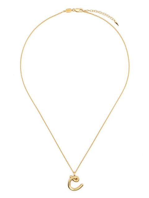 Missoma Curly Molten initial pendant necklace - Gold - zdjęcie produktu nr 2