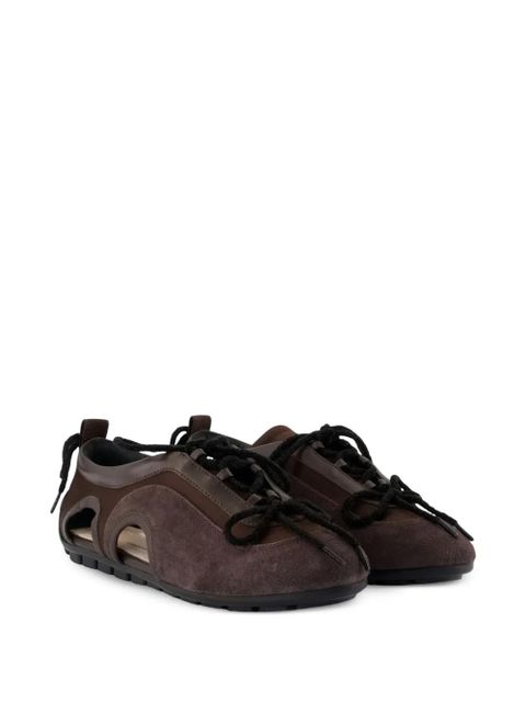 Simone Rocha cutout ballerina sneakers - Brown - zdjęcie produktu nr 2