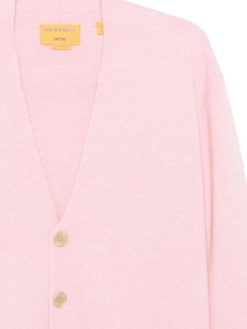 Guest In Residence V-neck long-sleeve cardigan - Pink
