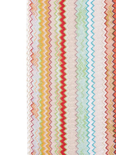 Missoni multicoloured zigzag scarf - Neutrals - zdjęcie produktu nr 2