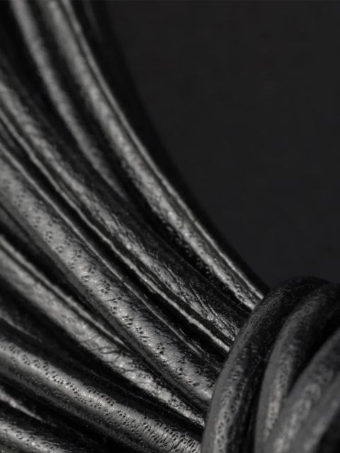 Prada leather heeled sandals - Black