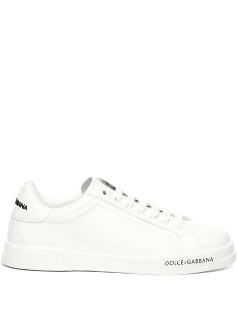 Dolce & Gabbana Portofino leather low-top sneakers - White - zdjęcie produktu nr 1