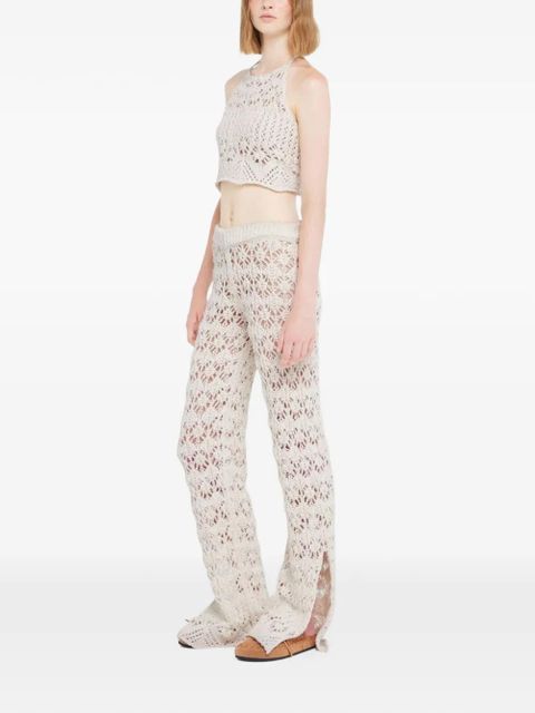 Alanui Lagoon Romance trousers - Neutrals