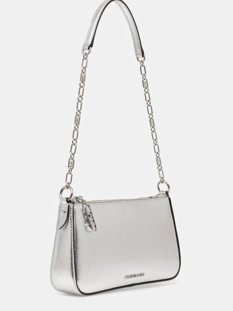 MICHAEL Michael Kors torebka skórzana kolor srebrny 32S4S8EW6M