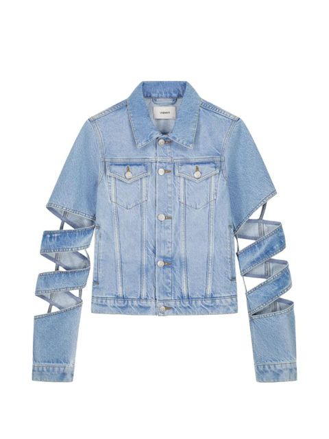 Coperni spiral denim jacket - Blue